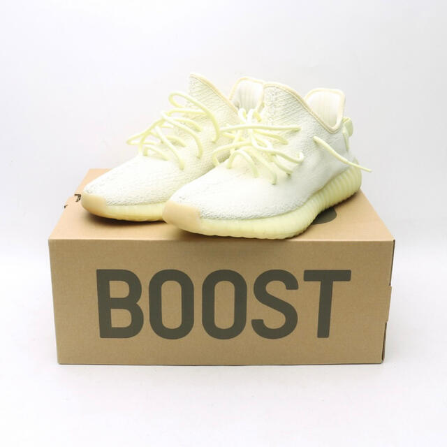 美品 Adidas YEEZY BOOST 350 V2 BUTTER イエロー