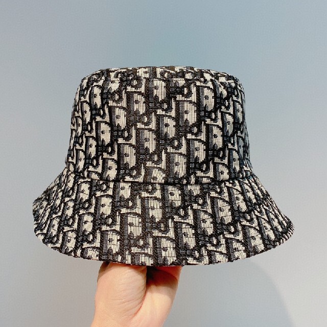 サイズ Christian Dior - TEDDY-Dボブハット 確実正規品 黒 バケハ