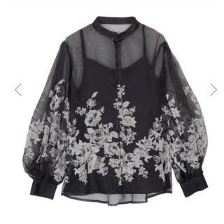 アメリヴィンテージ(Ameri VINTAGE)のAMERI 新品★ 2WAY HAZE FLOWER BLOUSE★(シャツ/ブラウス(長袖/七分))