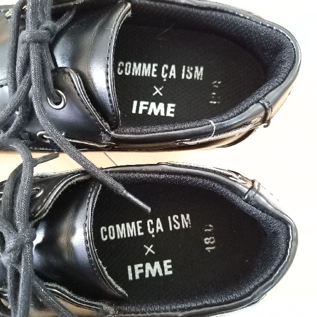 COMME CA ISM(コムサイズム)の[専用]コムサイズム×IFME　ローファー　18.0cm キッズ/ベビー/マタニティのキッズ靴/シューズ(15cm~)(ローファー)の商品写真