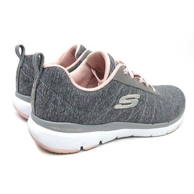 SKECHERS(スケッチャーズ)のスケッチャーズ スニーカー フレックスアピール3.0 グレー ピンク 24cm レディースの靴/シューズ(スニーカー)の商品写真