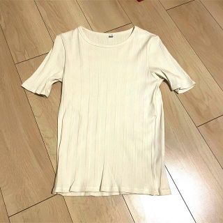 ユニクロ(UNIQLO)のUNIQLOリブ半袖(Tシャツ(半袖/袖なし))