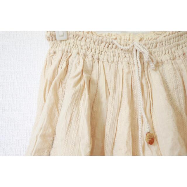 CACTUS(カクタス)のcepoセポ購入ニット刺繍スカート*美品 レディースのスカート(ひざ丈スカート)の商品写真