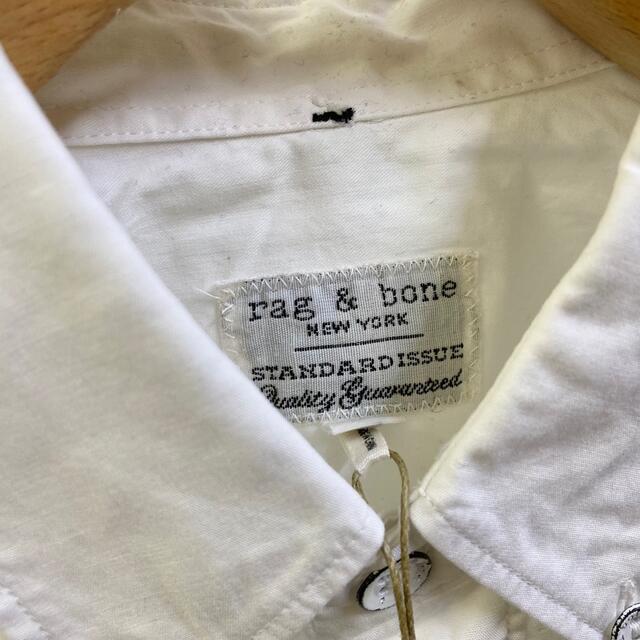 Rag & Bone(ラグアンドボーン)の新品 rag&bone 爽やか 白シャツ 上質 ポプリン ラグアンドボーン メンズのトップス(シャツ)の商品写真