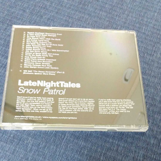 Late Night Music Snow Patrol エンタメ/ホビーのCD(ポップス/ロック(洋楽))の商品写真