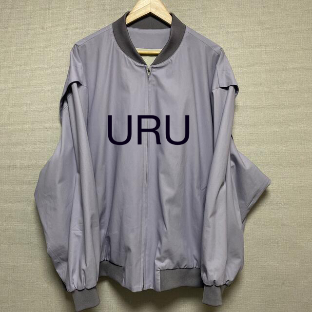 SUNSEA(サンシー)の値下げ可！定価6万！【URU】OVERSIZED ZIP UP BLOUSON  メンズのジャケット/アウター(ブルゾン)の商品写真