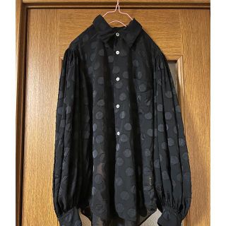 コムデギャルソン(COMME des GARCONS)の【COMME des GARÇONS】シフォンドットシャツ(シャツ/ブラウス(長袖/七分))