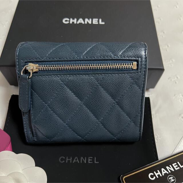 Chanel シャネル 長財布 ウォレット ガブリエル デニム ネイビー 紺