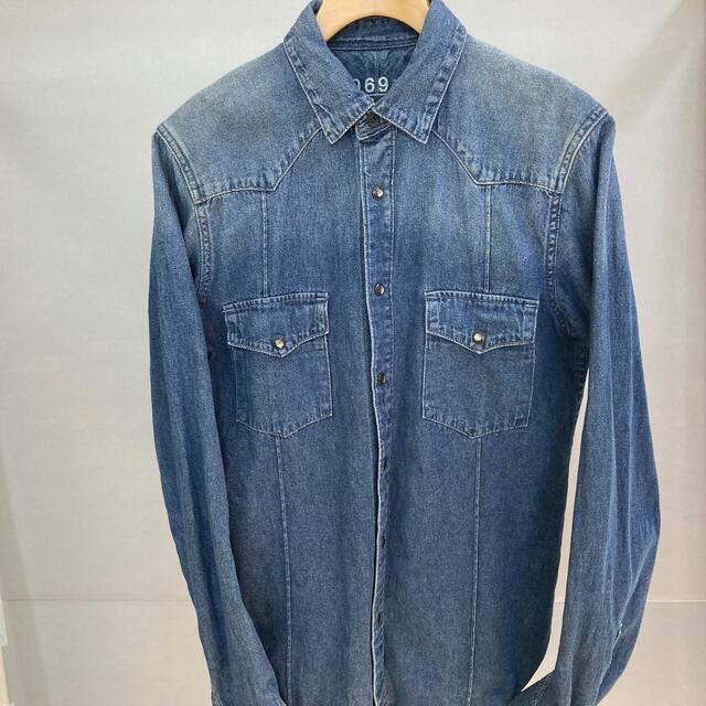 GAP(ギャップ)のおしゃれ GAP XS デニムシャツ グラデーション シャツジャケット メンズのトップス(シャツ)の商品写真