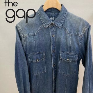 ギャップ(GAP)のおしゃれ GAP XS デニムシャツ グラデーション シャツジャケット(シャツ)