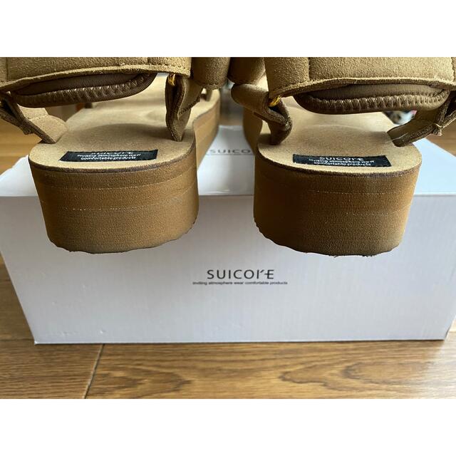 AP STUDIO SUICOKE PUスウェードベルクロサンダルェード 24㎝