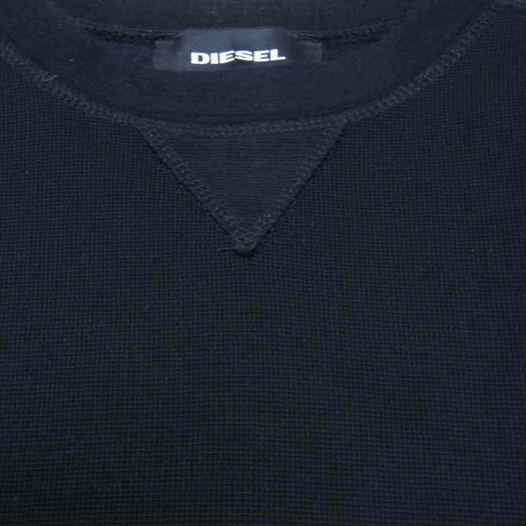 DIESEL(ディーゼル)のDIESEL ディーゼル スウェット 袖ロゴ クルーネック トレーナー【中古】 メンズのトップス(スウェット)の商品写真