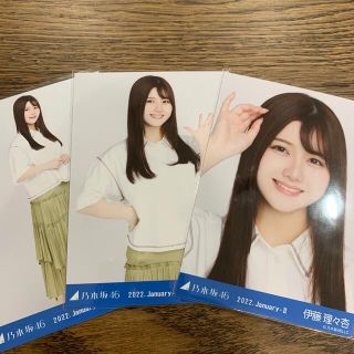 ノギザカフォーティーシックス(乃木坂46)の乃木坂46 伊藤理々杏 ステッチデザイン 生写真 コンプ(アイドルグッズ)