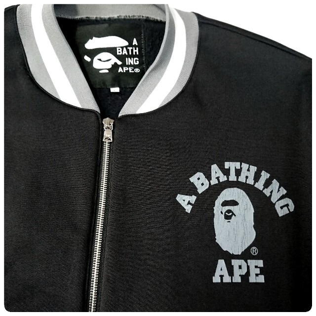 最大40%OFFクーポン a bathing ape BAPE BLACK トラックジャケット