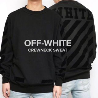 オフホワイト(OFF-WHITE)のオフホワイト スエット スウェット ブラック トレーナー メンズ トップス(スウェット)