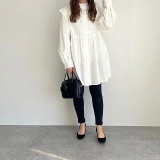 ザラ(ZARA)のチュニック ティアードシャツワンピース(シャツ/ブラウス(長袖/七分))