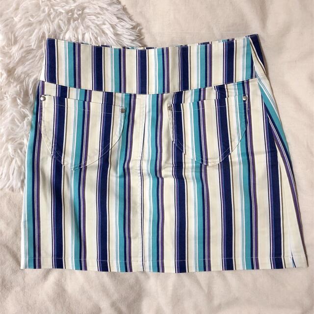 Lochie(ロキエ)のストライプ ミニスカート  レディースのスカート(ミニスカート)の商品写真