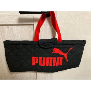 プーマ(PUMA)のピアニカケース　プーマ　PUMA 黒×赤(通園バッグ)