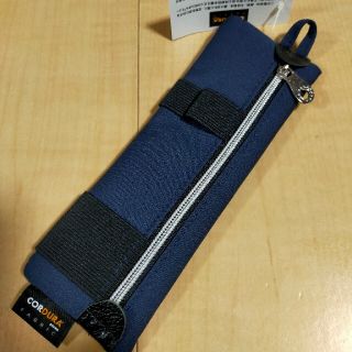 ガッケン(学研)の新品☆紺色　CORDURA(コーデュラ)ペンポーチ　フラット☆(ペンケース/筆箱)