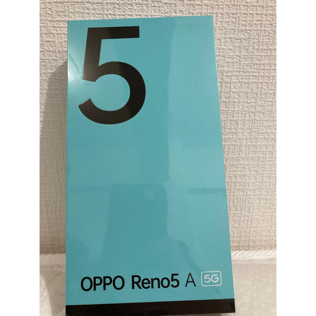 新品未開封　OPPO Reno5 A  ワイモバイル版　SIMフリー