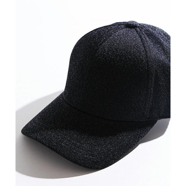WEGO(ウィゴー)のWEGO ラメ・グリッターキャップ 帽子 ブラック レディースの帽子(キャップ)の商品写真
