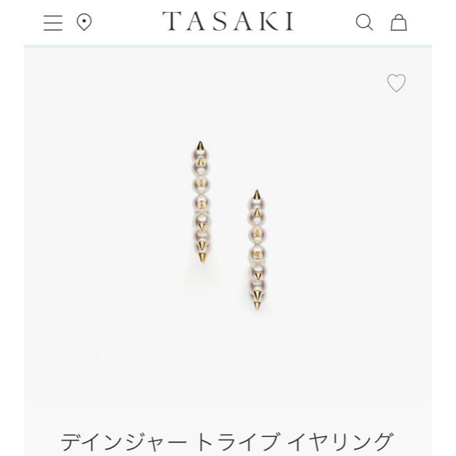 TASAKI(タサキ)の今だけTASAKI デインジャー トライブ ピアス　YG  レディースのアクセサリー(ピアス)の商品写真