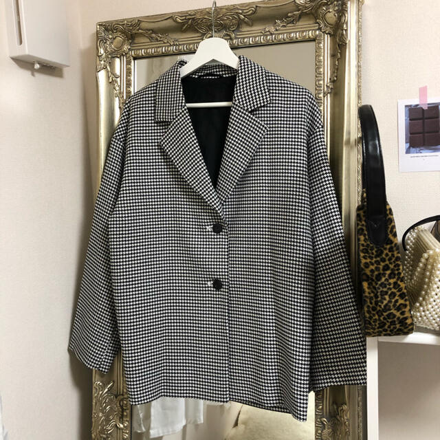 GU(ジーユー)のCheck jacket  レディースのジャケット/アウター(テーラードジャケット)の商品写真