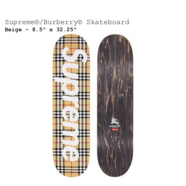 Supreme - シュプリーム バーバリー スケートボードの通販 by しょう's