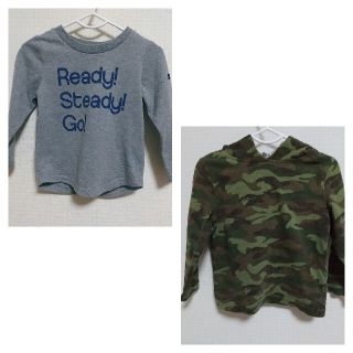 ギャップ(GAP)のトップス セット 子供服 長袖 babyGAP パーカー 男の子 迷彩柄 95(Tシャツ/カットソー)