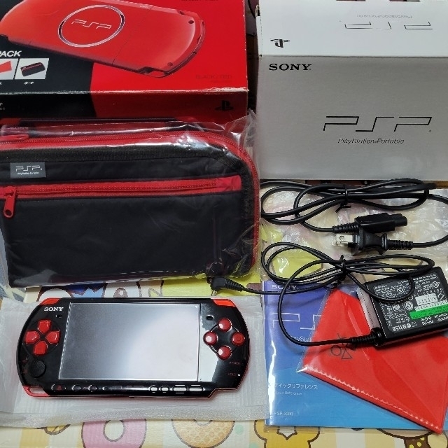 PlayStation Portable - PSP 3000 バリュー・パック ブラック/レッドの ...