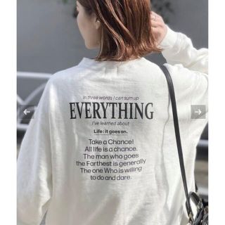 新品タグ付き★訳あり　EVERYTHINGバックロゴスウェット