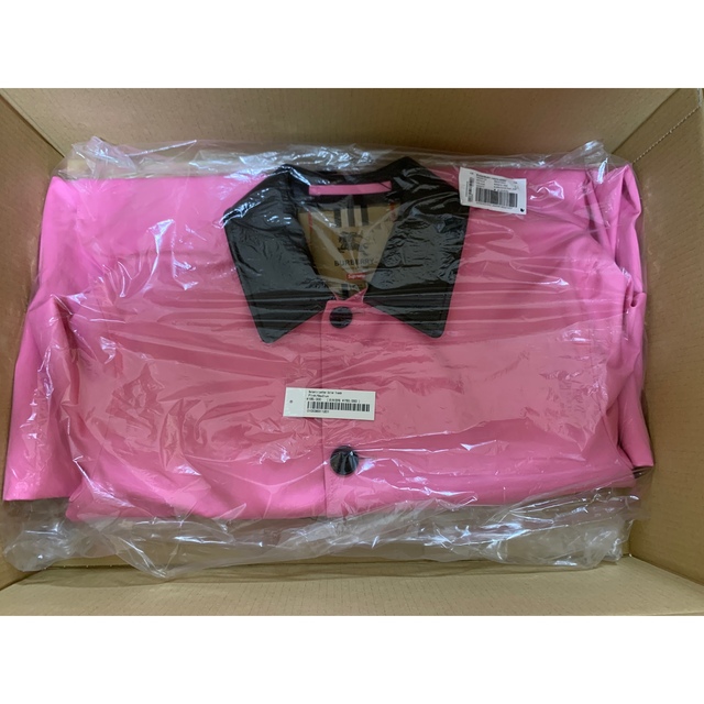 Supreme Burberry Leather Collar Trench