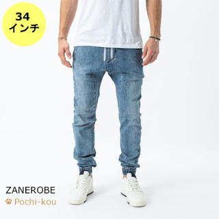 ZANEROBE SURESHOT デニム 34 ジョガーパンツ ダークブルー(デニム/ジーンズ)