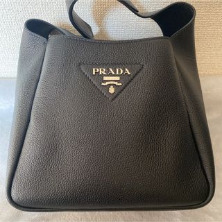 プラダ(PRADA)のR♡様専用　PRADA新作ブラックソフトレザートート(トートバッグ)