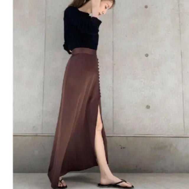 TODAYFUL - louren スリットスカート ブラック Mサイズの通販 by ...