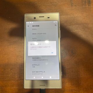 エクスペリア(Xperia)のXperia XZ01(SOV36) ④(スマートフォン本体)