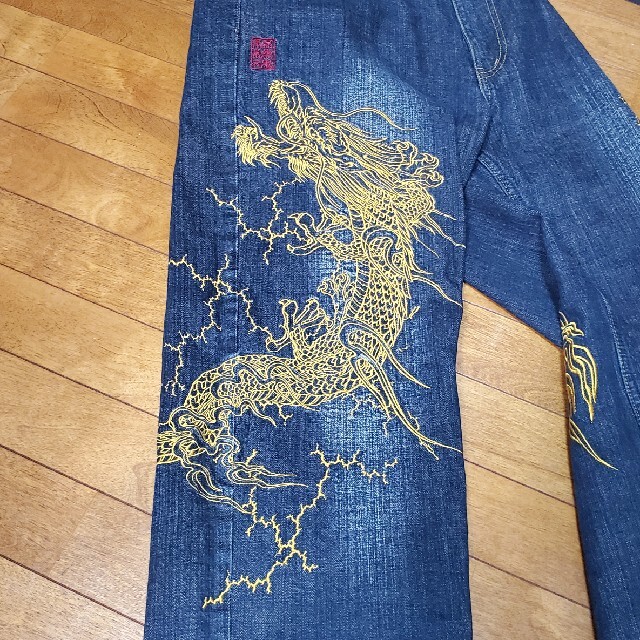 新品未使用 ベロア刺繍パンツ 36 ブラック ガウチョパンツ | filmekimi