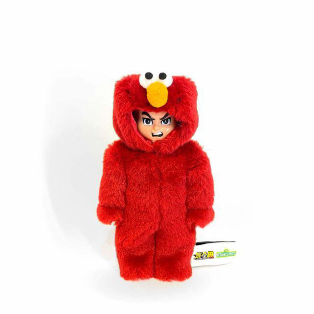 SESAME STREET(セサミストリート)の気合田くん × Sesame Street エルモver. 桐箱 ゴッコ堂サイン エンタメ/ホビーのフィギュア(アニメ/ゲーム)の商品写真