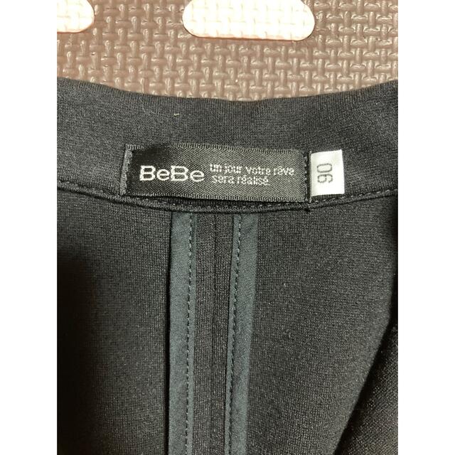 BeBe(ベベ)のBeBe ベベ　90 ジャケット　黒　フォーマル　男の子 キッズ/ベビー/マタニティのキッズ服男の子用(90cm~)(ジャケット/上着)の商品写真