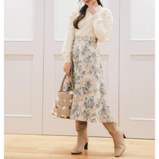 新品♡タグ付き♪定価10,450円 ロングスカート　ブルー　Sサイズ　大特価‼️