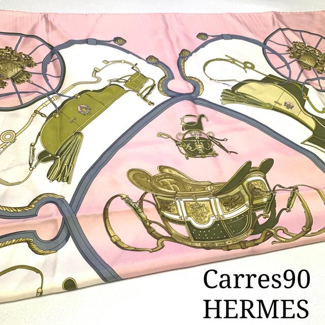 【安心発送】 Hermes - スカーフ(スプリング) 大判 カレ90 HERMES バンダナ+スカーフ