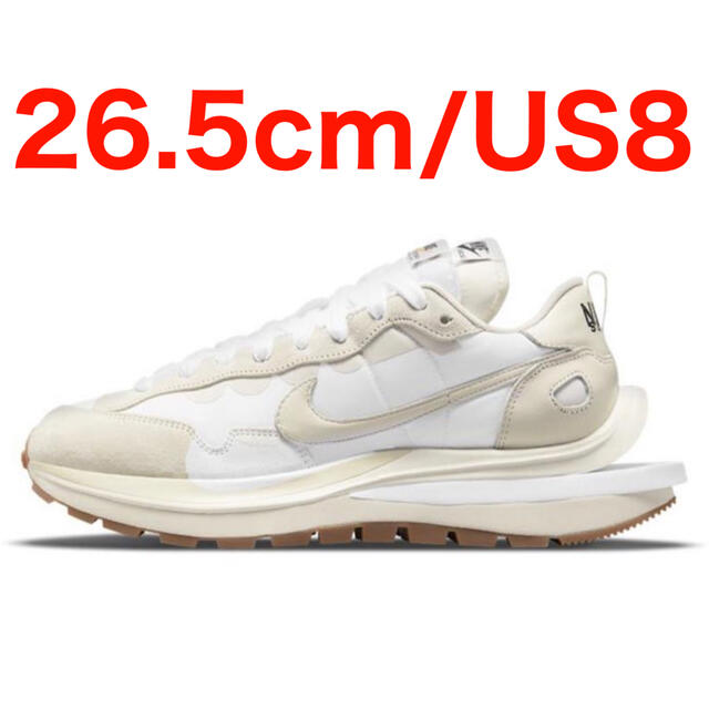 sacai × Nike Vapor Waffle "White Gum"靴/シューズ