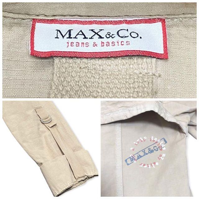 Max & Co.(マックスアンドコー)の【美品】MAX&Co★マックスアンドコー★モッズコート　スプリングコート　フード レディースのジャケット/アウター(モッズコート)の商品写真