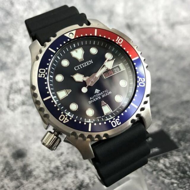 【新品】シチズン プロマスター ダイバー CITIZEN ラバー メンズ腕時計