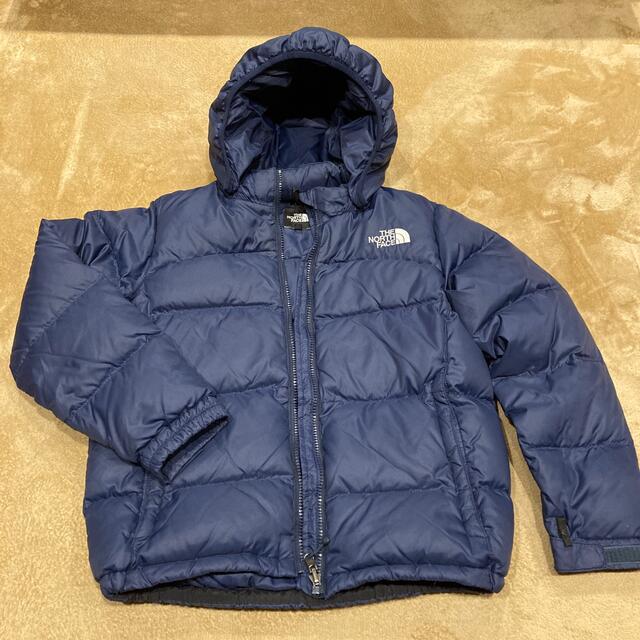 THE NORTH FACE ノースフェイス ダウン キッズ 150 ネイビーキッズ/ベビー/マタニティ