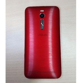 ゼンフォン(ZenFone)の中古 ASUS Zenfone2 ZE551ML レッド SIMフリー(スマートフォン本体)