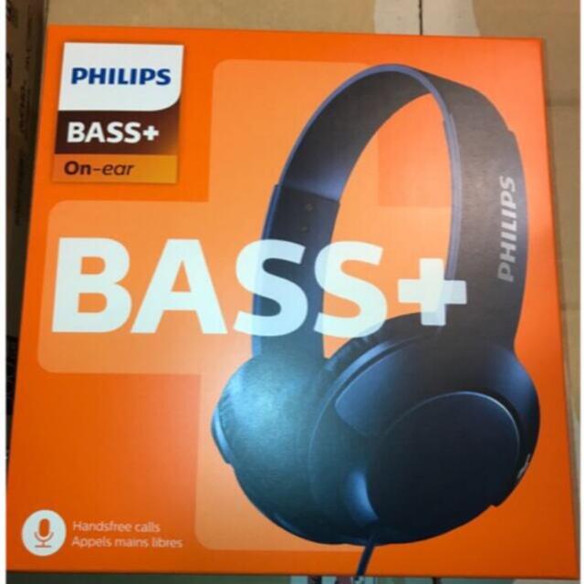 PHILIPS - フィリップス ヘッドホン Bass+ SHL3075BLマイク付 PHILIPS - フィリップス ヘッドホン Bass+ SHL3075BLマイク付