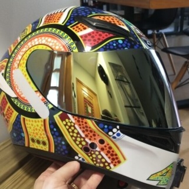 agv k1 K3SV K5ミラーシールド ゴールド