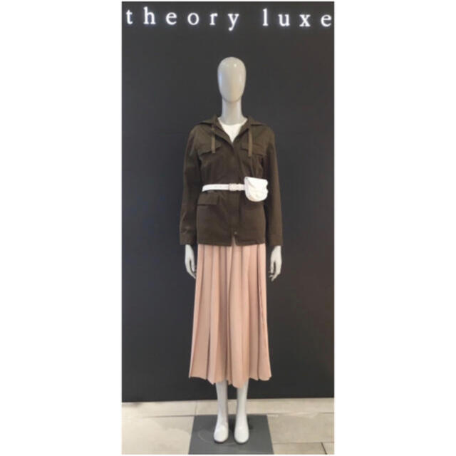69%OFF!】 Theory luxe 20ss プリーツロングスカート ネイビー