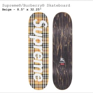 シュプリーム(Supreme)のSupreme Burberry Skateboard Deck デッキ(スケートボード)